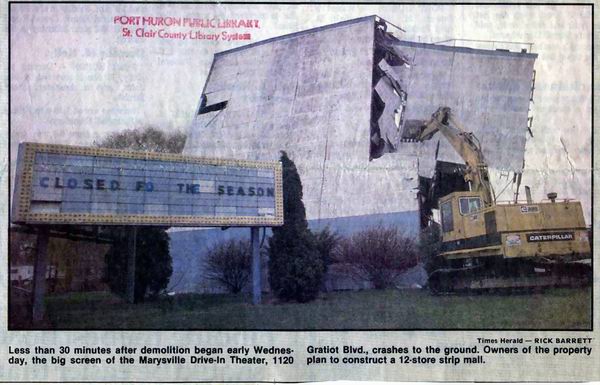 Marysville Drive-In Theatre - Demo Article